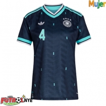 Camiseta Alemania Jonathan Tah #4 Visitante Equipación para mujer Mundial 2026 manga corta